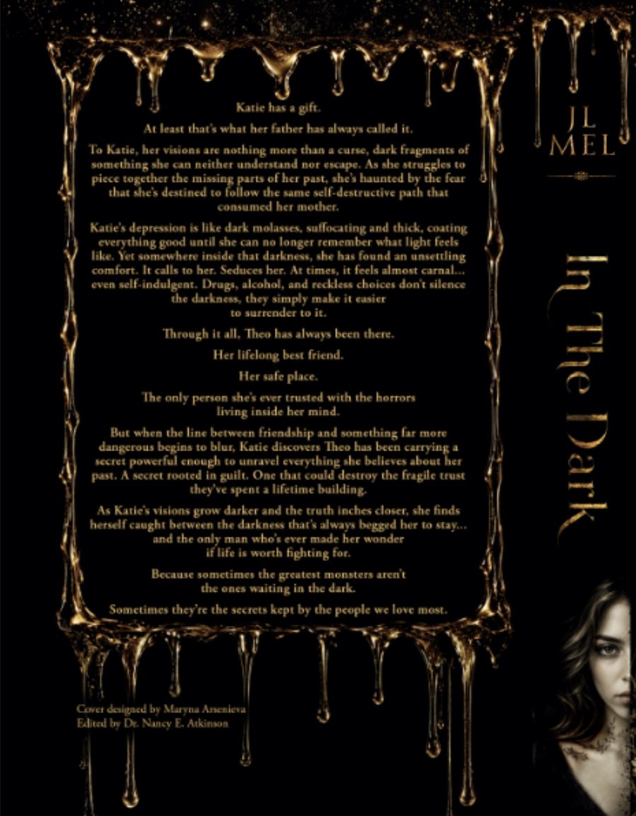 In the Dark by JL Mel — back cover